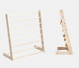 DS BS 6 Tier Wooden Kids Book Rack Organizer