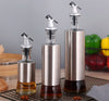 DS BS Stainless Steel Kitchen 3Pc Oil Sauce Dispenser Bottle Set