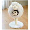 DS BS Cat Tree Tunnel Play Tree House-Sheep