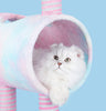 DS BS Cat Tree Tunnel Play Tree House-Unicorn