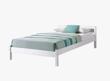 T DS Wayford Wooden Bed King Single White