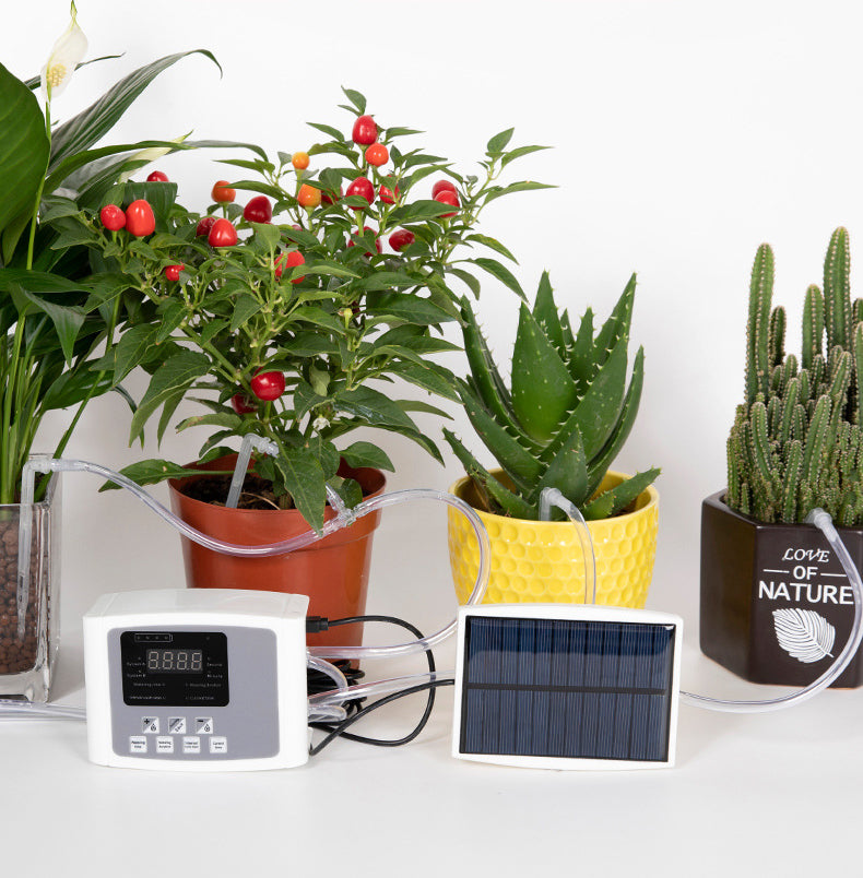 DS BS Solar Powered Automatic Digital Timer Watering System-Single Pump