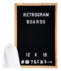 DS BS Black Felt Letter Boards Large with 370 Letters