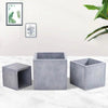 DS BS Modern Cement Gray Planter Box Cube-21CM