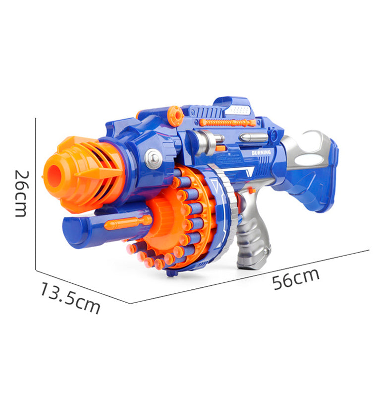 DS BS Electric Automatic Foam Bullet Toy Gun Soft Blaster-Machine Gun