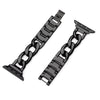 DS BS Stainless Steel Chain Bracelet for Apple Watch Band for 38/40/41 MM-Black