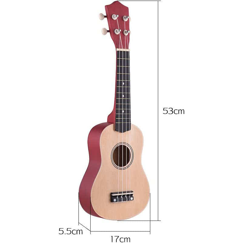 DS BS 21 inch Ukulele Basswood Acoustic Mini Guitar-Black