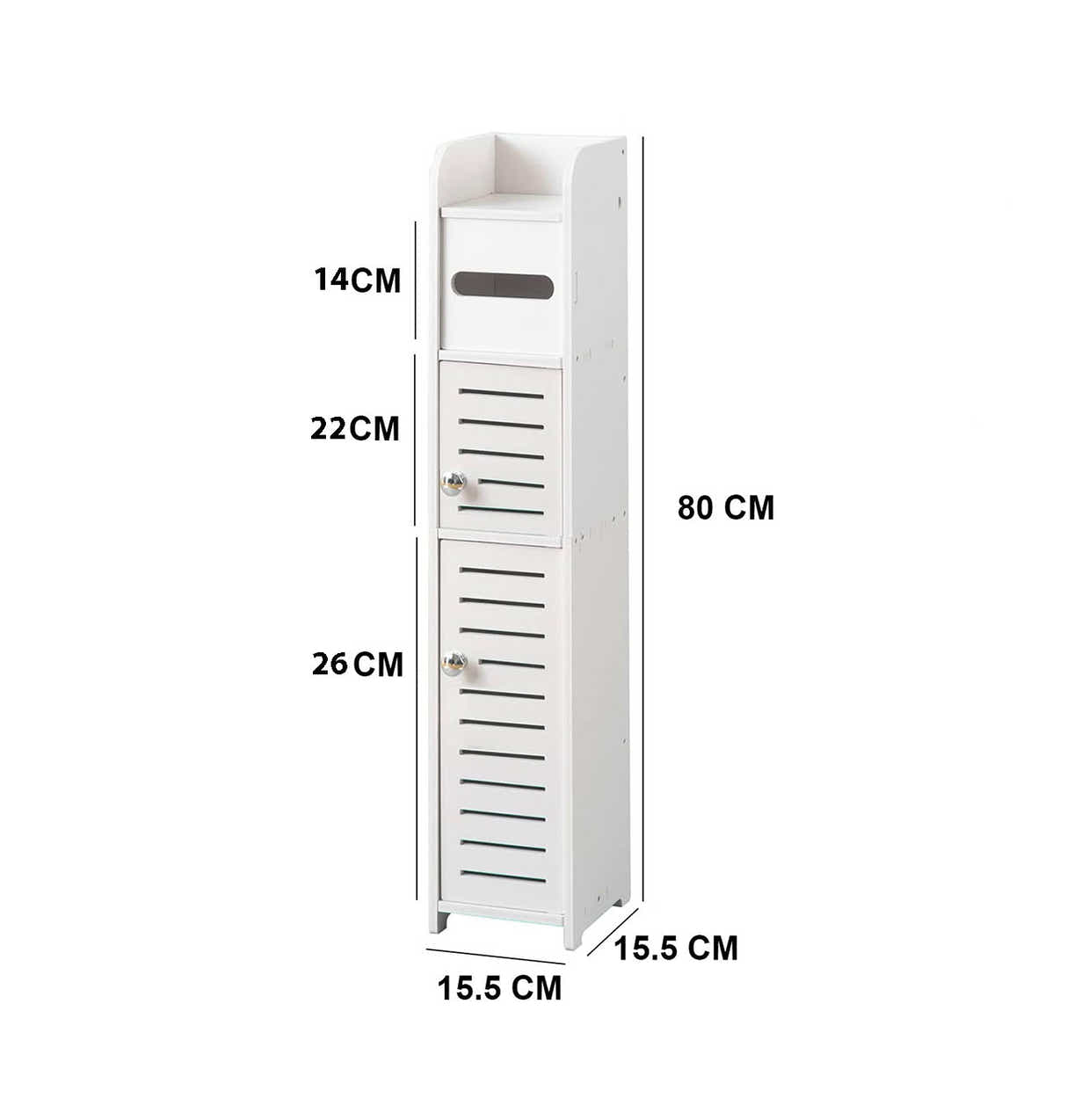 DS BS Bathroom Storage Cabinet Toilet Storage Cabinet for Small Spaces