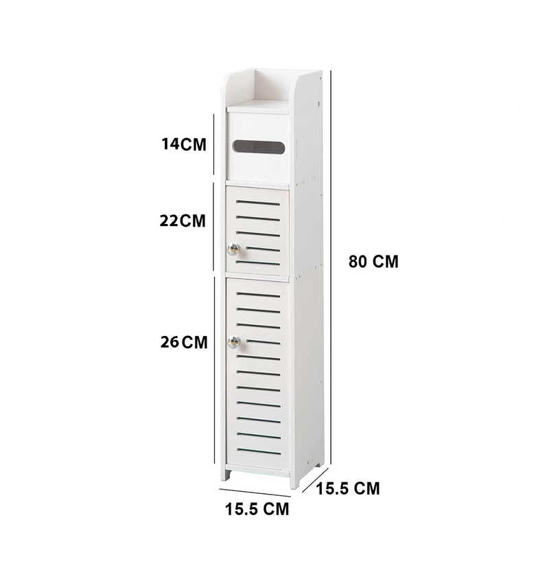 DS BS Bathroom Storage Cabinet Toilet Storage Cabinet for Small Spaces