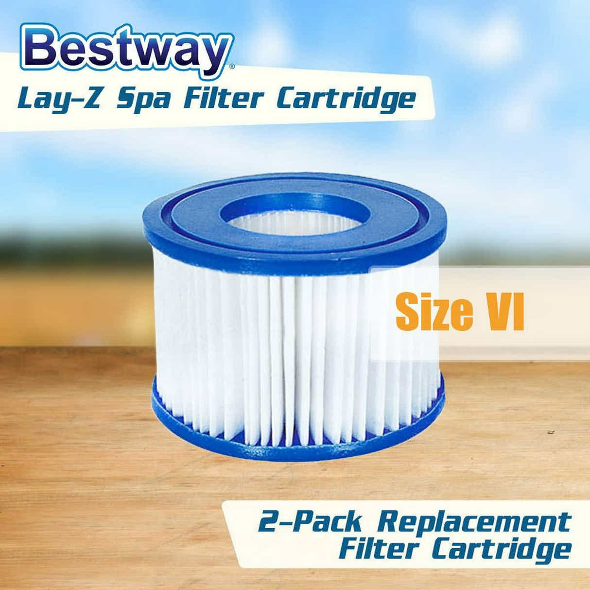 Lay-Z-Spa Filter Cartridge VI 58323 X2