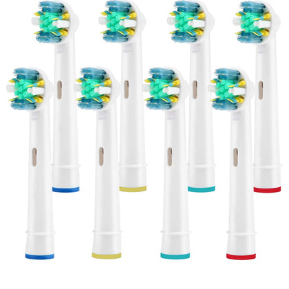 DS BS 8pcs FlossAction Clean Brush Heads for Oral B