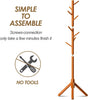 DS BS Solid Wood Coat Rack 8 Hook - Wood