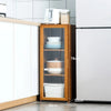 DS BS 3 Tier Bamboo Free Standing Multifunctional Cabinet Rack