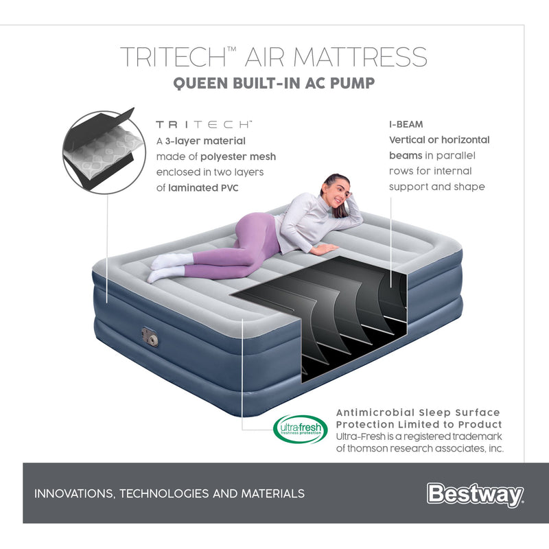 Bestway Tritech Airbed Queen 51cm