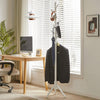 DS BS 6 Hooks Wooden Tree Coat Rack Hanger Stand-White