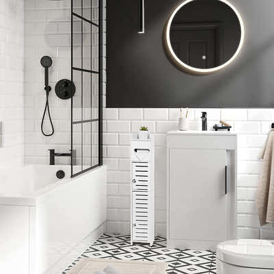 DS BS Bathroom Storage Cabinet Toilet Storage Cabinet for Small Spaces