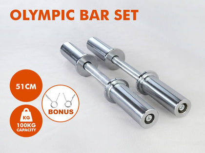 Olympic Bar Dumbbell Bar X2