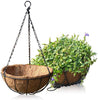 DS BS 2 Pack 35cm Metal Hanging Planter Basket With Coco Liner