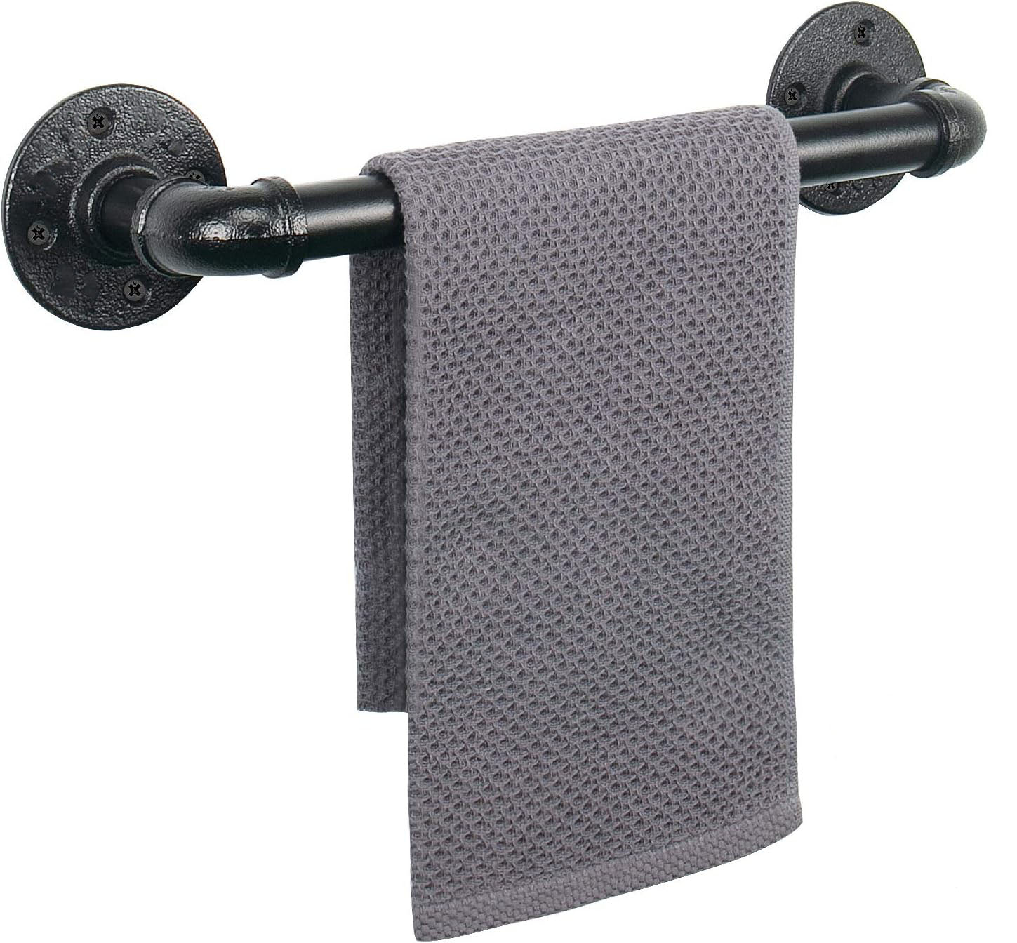 DS BS Industrial Pipe Towel Rack Towel Bar-60CM