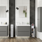DS BS Bathroom Storage Cabinet Toilet Storage Cabinet for Small Spaces