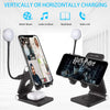 DS BS 4 in 1 Wireless Charging Station  with LED Desk Lamp