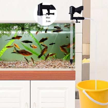 DS BS 3 In 1 Fish Tank Sand Cleaner Kit Siphon Vacuum Cleaner