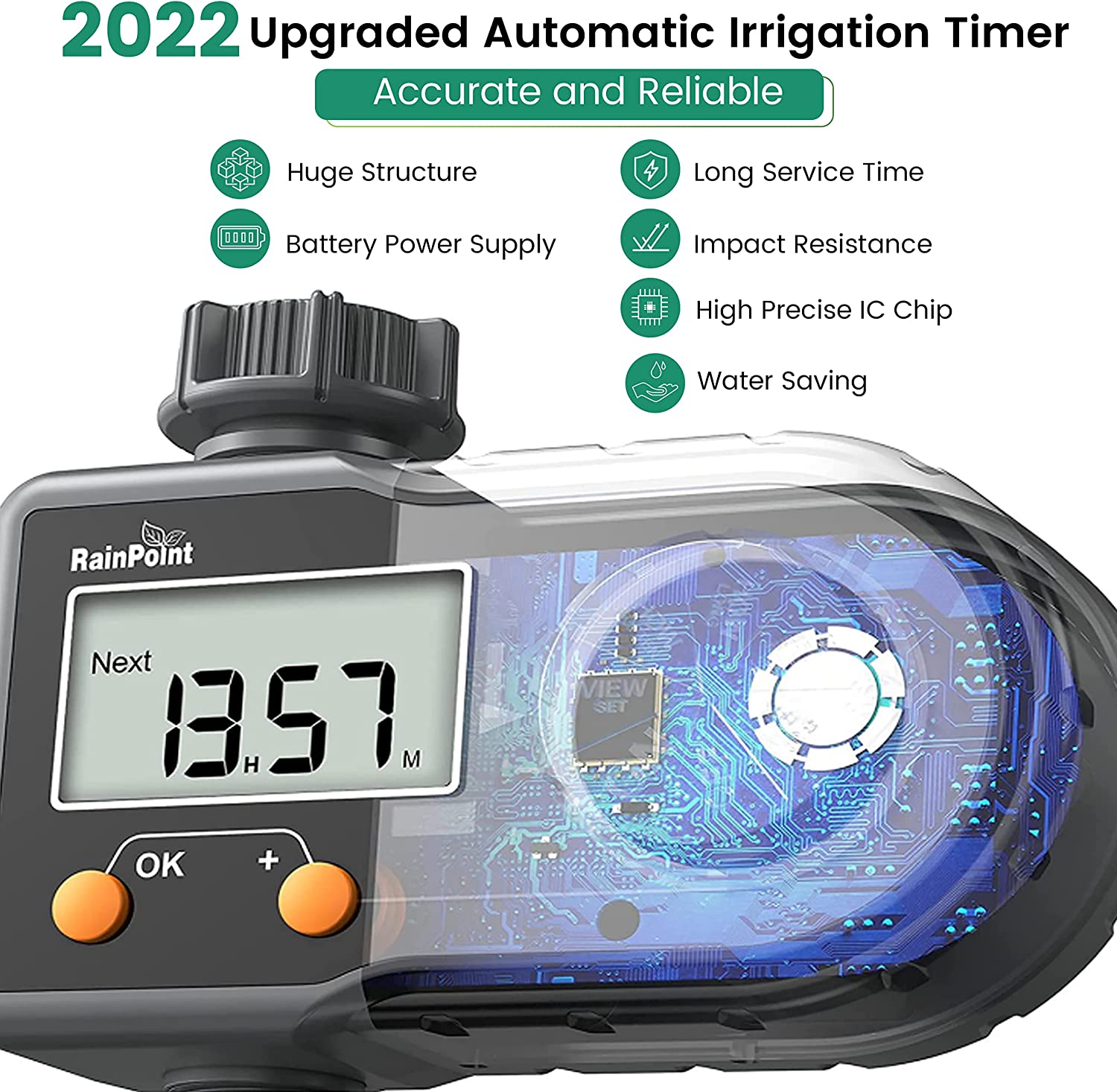 DS BS Sprinkler Timer Programmable Automatic/Manual Irrigation System