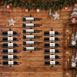 DS BS Wall Mounted Wine Bottle Rack Holder Organizer-6 Bottle