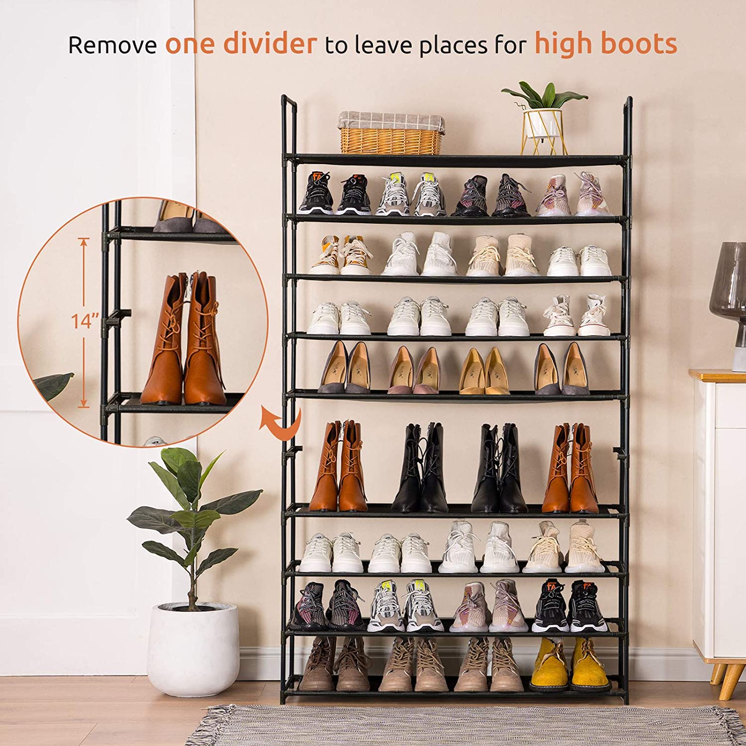 DS BS 10 Tier Extra Wide Shoe Rack –Affordable Home & Living | TSB ...