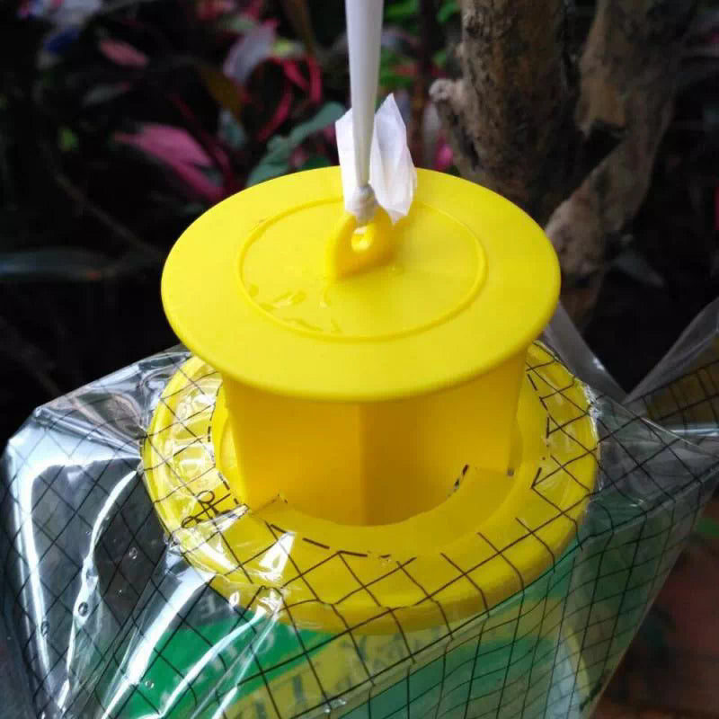 DS BS 5pack Hanging Fly Trap Disposable Fly Catcher Bag