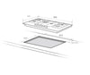MIDEA COOKTOP GLASS GAS