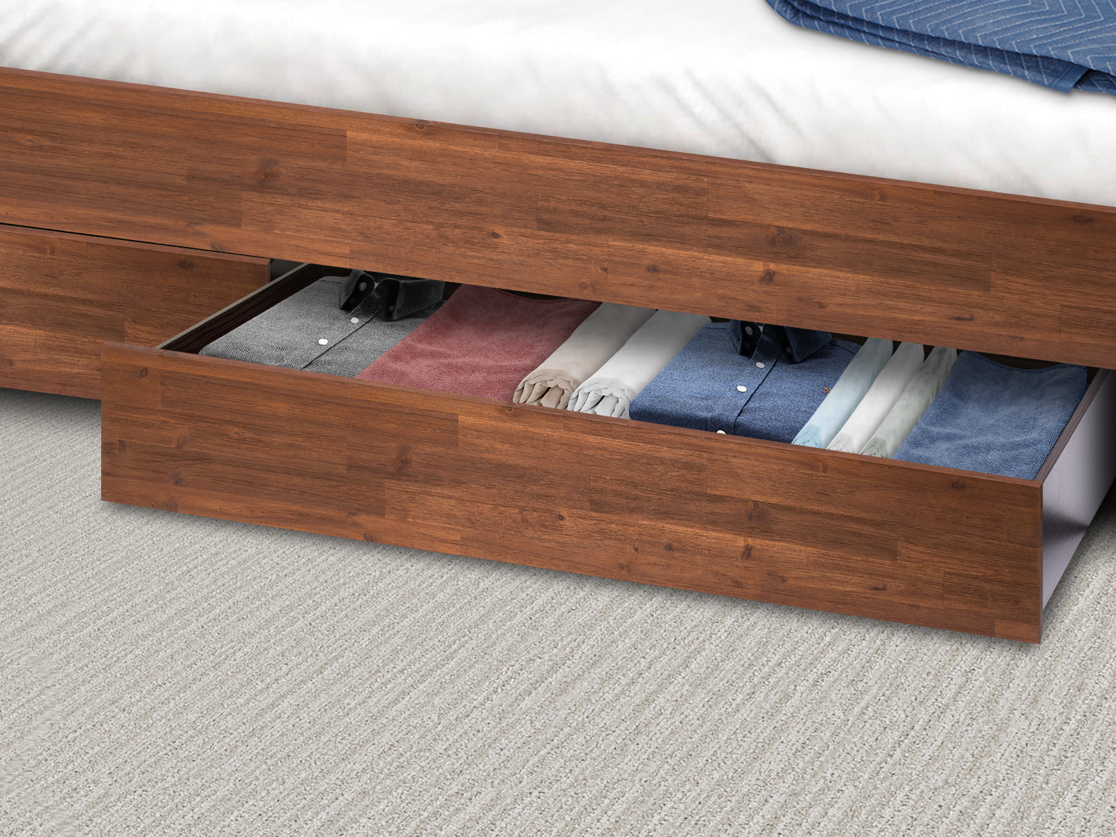 Torres Bed Frame Storage Drawer