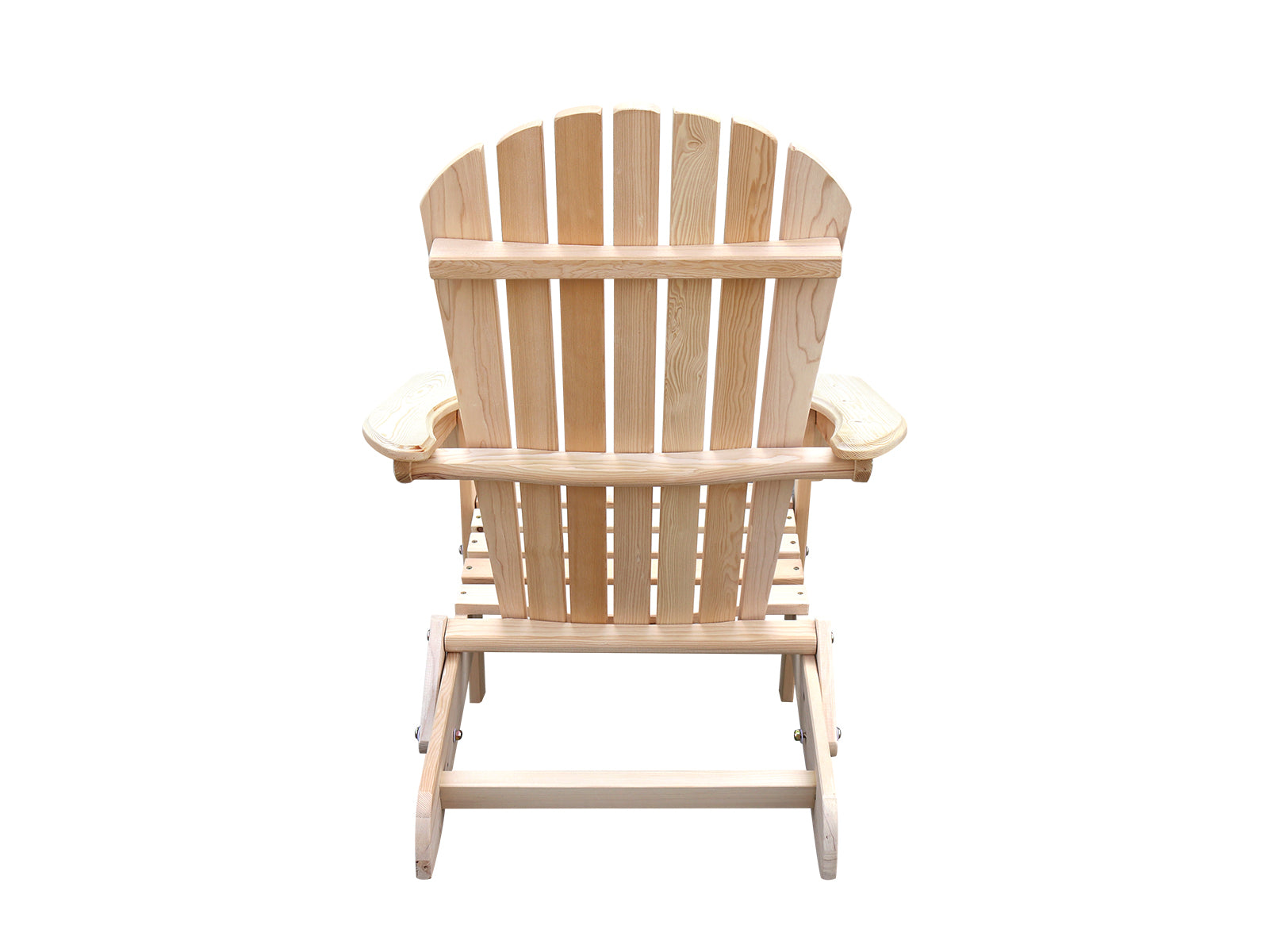 Wooden Adirondack Folding Chair 28 Natural With Varnish