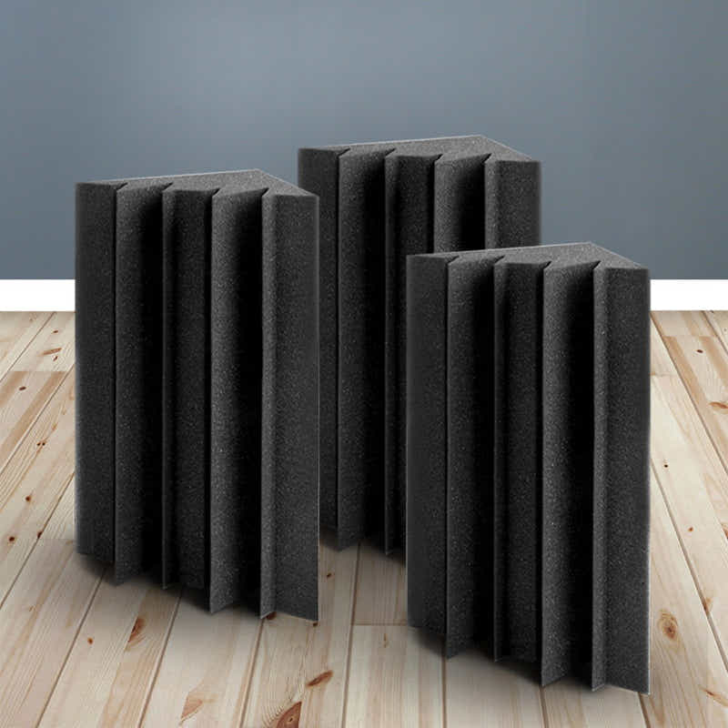 DS NA  20pcs Studio Acoustic Foam Corner Bass Trap Sound Absorption Treatment