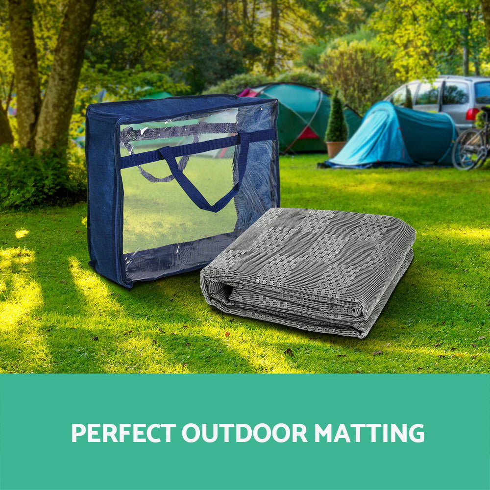 DS NA 6M X 2.5M Annex Matting 600 GSM Floor Mats Mesh Caravan Parks Camping