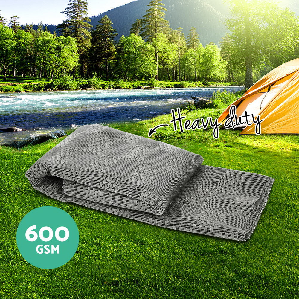 DS NA 6M X 2.5M Annex Matting 600 GSM Floor Mats Mesh Caravan Parks Camping
