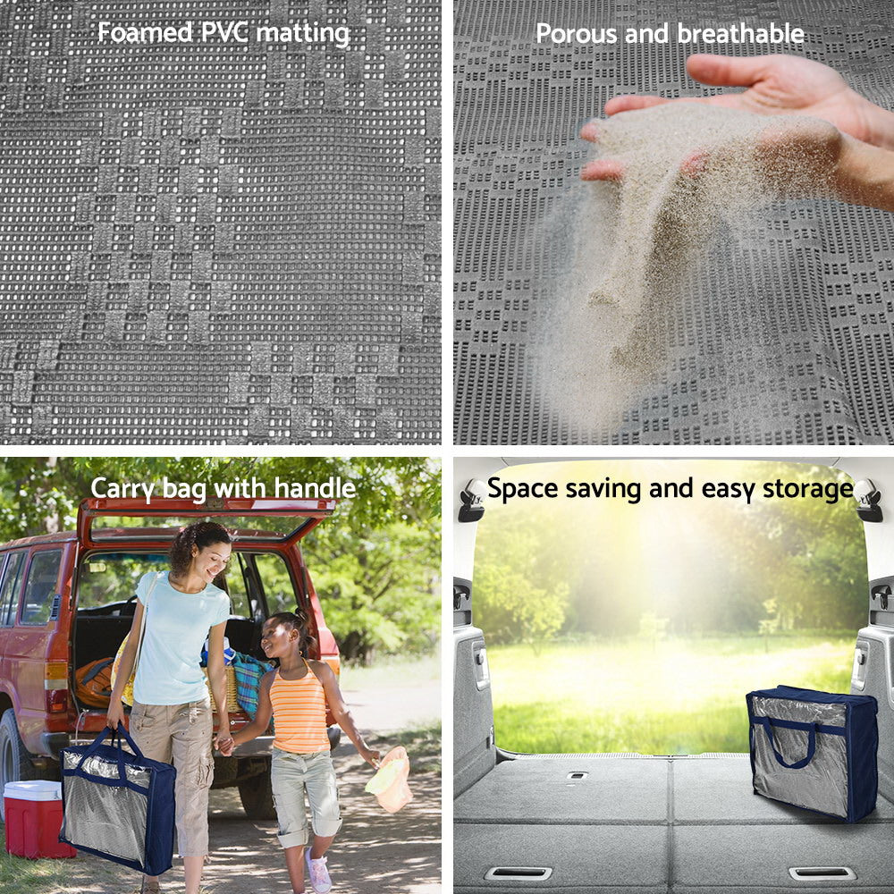 DS NA 6M X 2.5M Annex Matting 600 GSM Floor Mats Mesh Caravan Parks Camping
