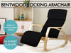 Bentwood Rocking Armchair Black