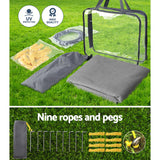 DS NA 3.7M Caravan Privacy Screens 1.95m Roll Out Awning End Wall Side Sun Shade