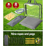 DS NA 4.0M Caravan Privacy Screens 1.95m Roll Out Awning End Wall Side Sun Shade