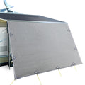 DS NA 4.9M Caravan Privacy Screens 1.95m Roll Out Awning End Wall Side Sun Shade