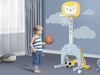 DS Baby Lion Basketball Stand Blue Yellow