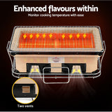 DS NA Ceramic BBQ Grill Smoker Hibachi Japanese Tabletop Charcoal Barbecue