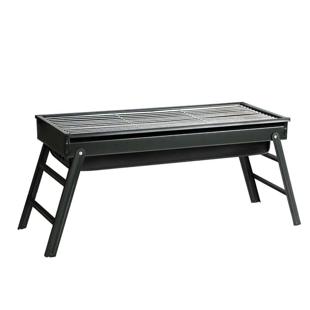 DS NA Charcoal BBQ Grill Smoker Portable Barbecue Outdoor Foldable Camping