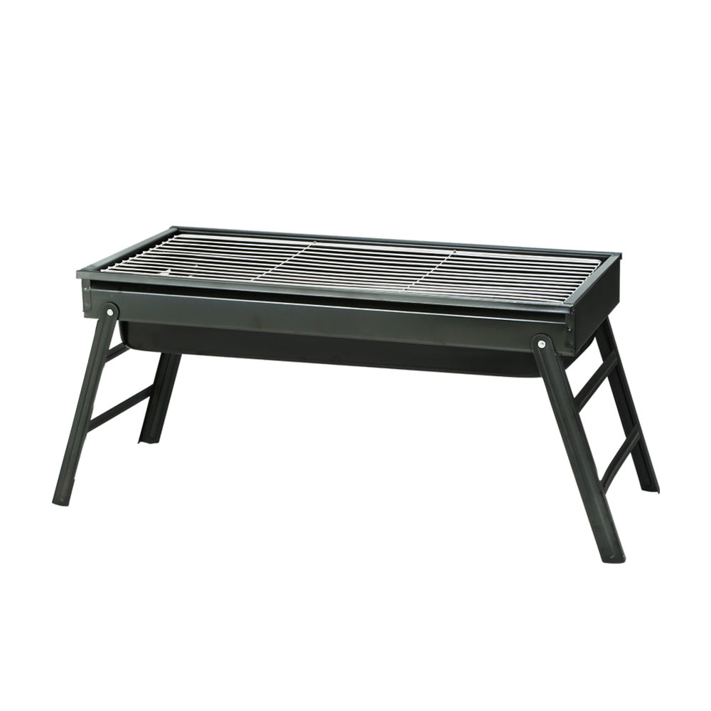 DS NA Charcoal BBQ Grill Smoker Portable Barbecue Outdoor Foldable Camping