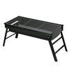DS NA Charcoal BBQ Grill Smoker Portable Barbecue Outdoor Foldable Camping