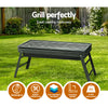 DS NA Charcoal BBQ Grill Smoker Portable Barbecue Outdoor Foldable Camping