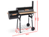 BBQ GRILL AND SMOKER 2IN1