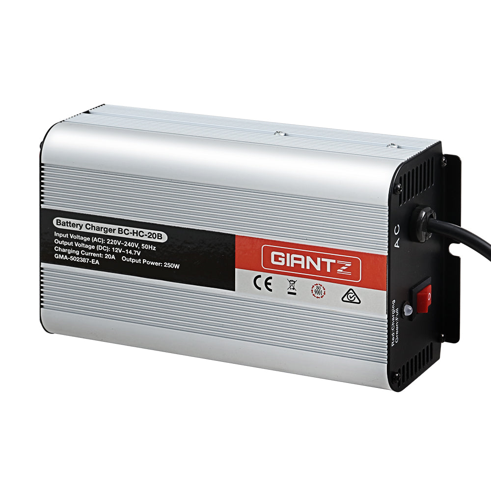 DS NA 12V Car Battery Charger Inverter 20 Amp ATV 4WD Boat Caravan Motorcycle