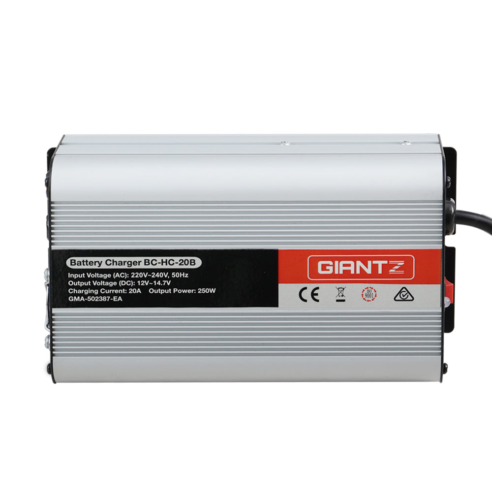 DS NA 12V Car Battery Charger Inverter 20 Amp ATV 4WD Boat Caravan Motorcycle
